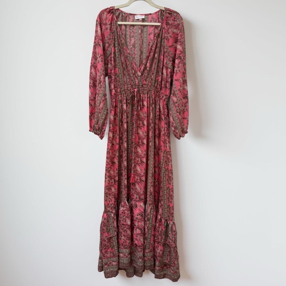Anthropologie Maxi Dress Floral Bohemian Maxi Dress Size XL